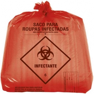 SACO HAMPER VERMELHO LORENFLEX 100L C/ 50UN