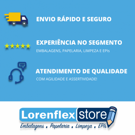 FITA ADESIVA LORENFLEX TRANSP 45MM X 40MTS